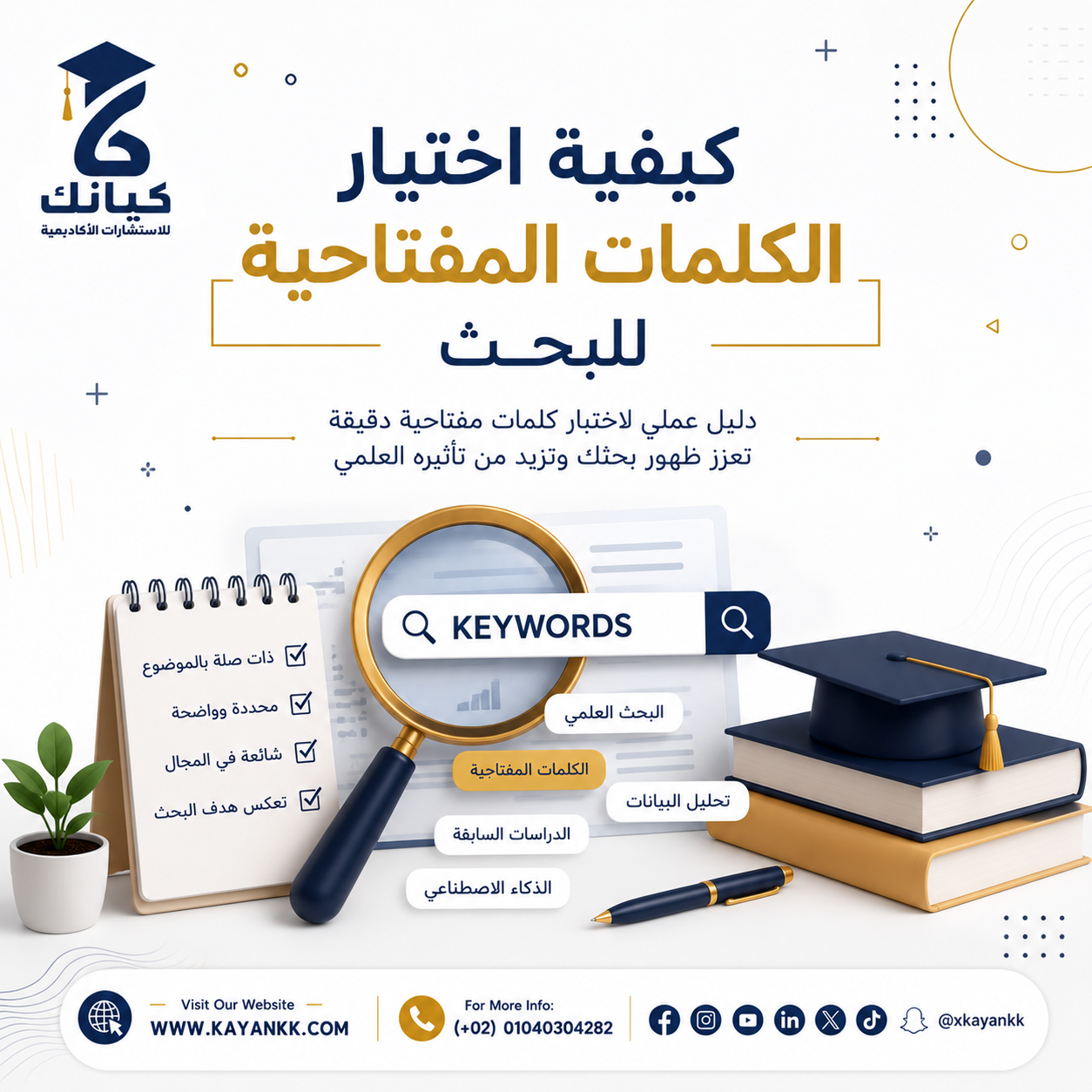 كيفية اختيار الكلمات المفتاحية للبحث
