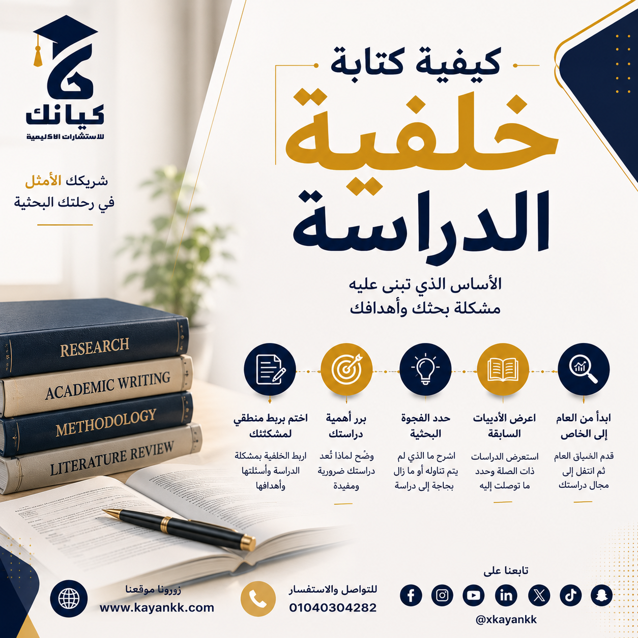 كيفية كتابة خلفية الدراسة