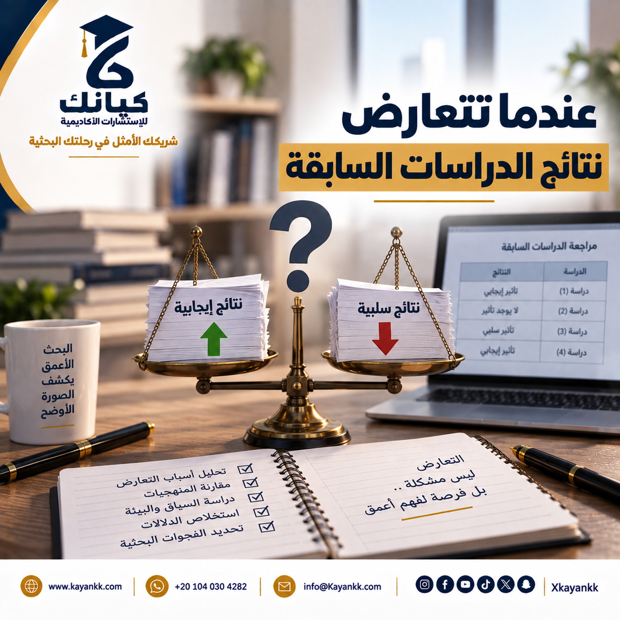 عندما تتعارض نتائج الدراسات السابقة