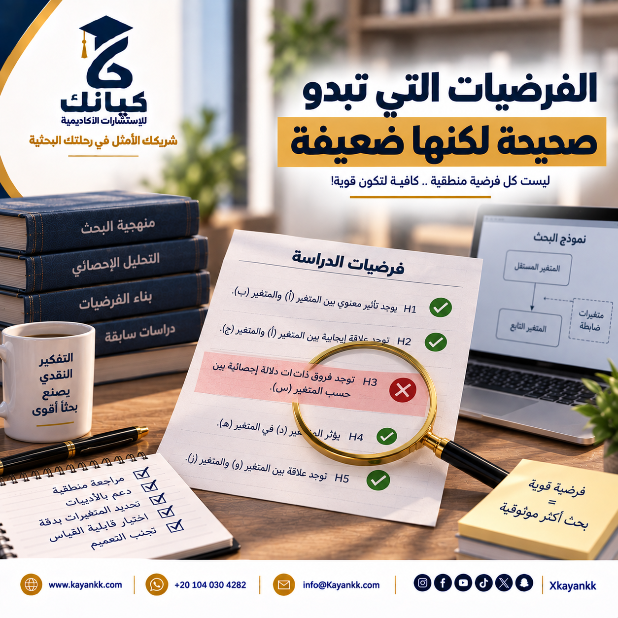 الفرضيات التي تبدو صحيحة لكنها ضعيفة